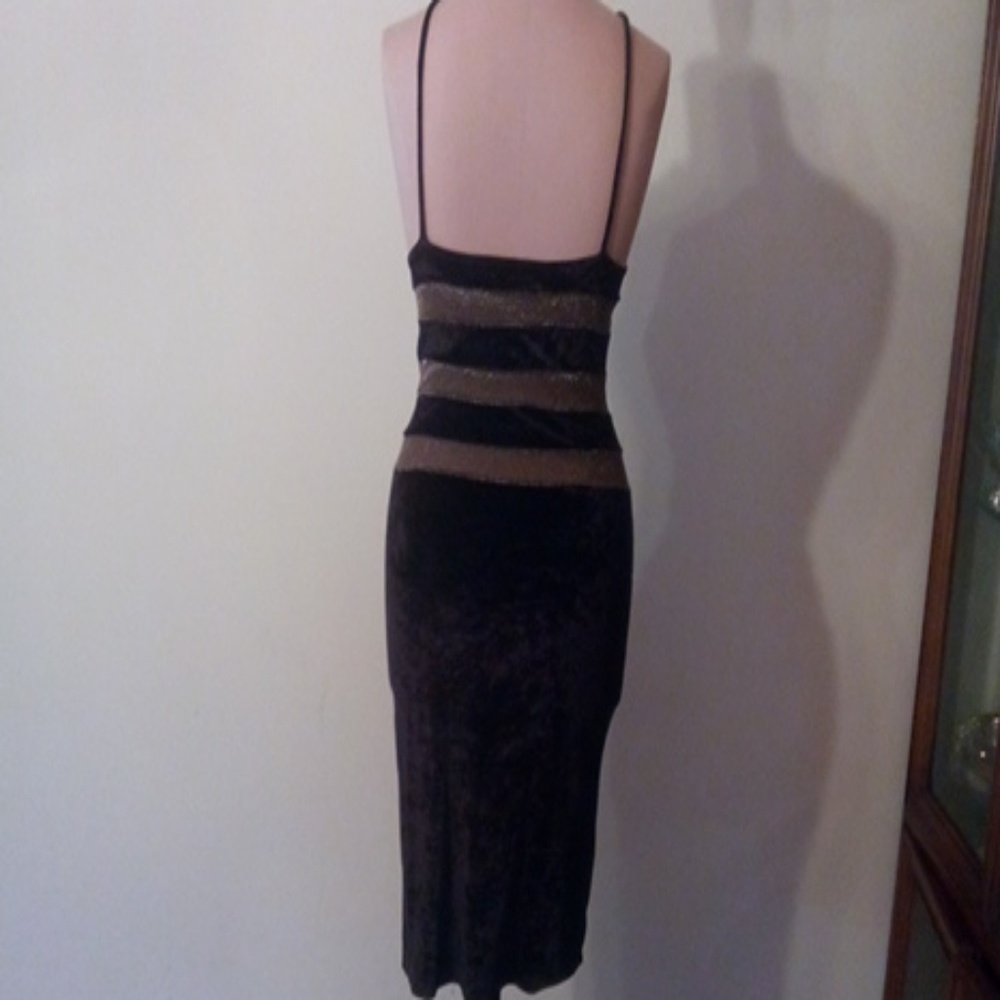 Oliver by Valentino velour/sparkle dress - Picture 3 of 10